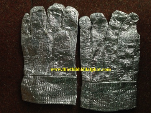 GĂNG TAY TRÁNG BẠC ( CHỐNG NÓNG LỬA TRẦN 300 Đ C )